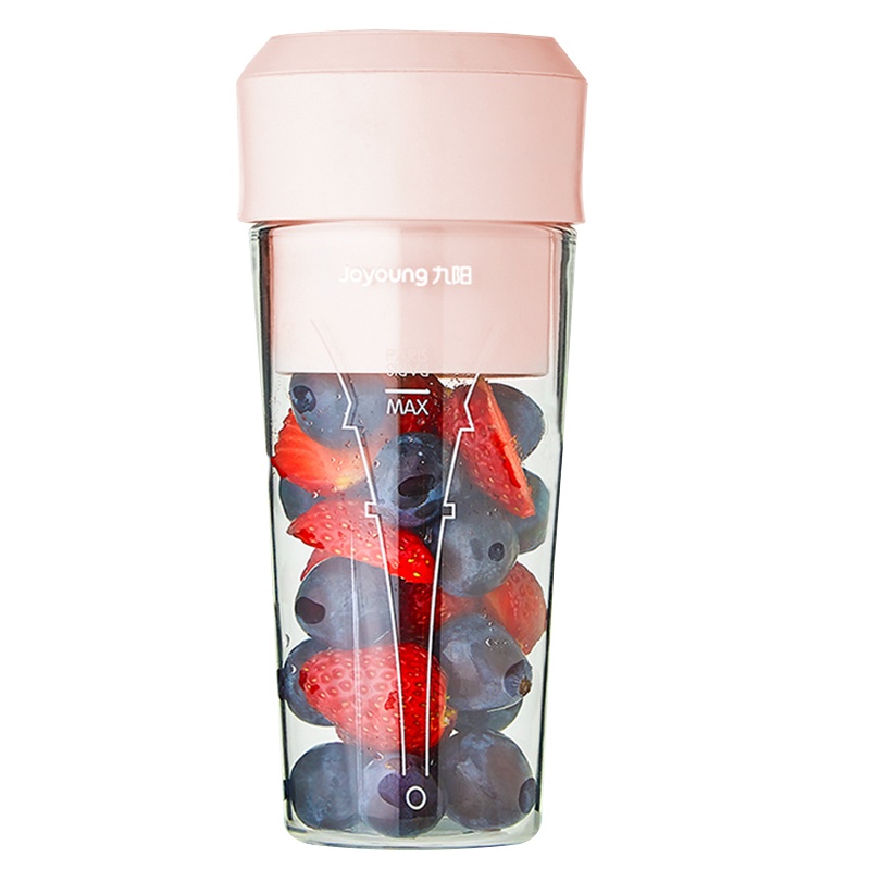 九阳(Joyoung)榨汁机L3-C9 粉色 榨汁搅拌全能 充电两用 小型便携式迷你电动多功能料理炸果蔬果汁机榨汁杯
