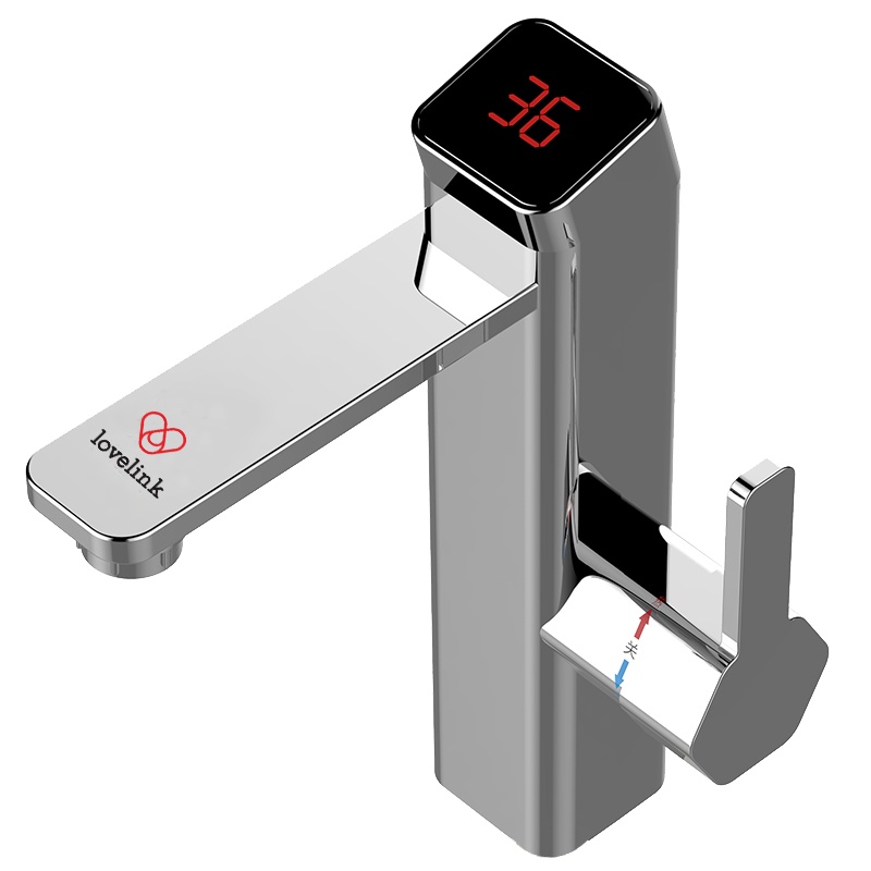 热恋(LoveLink)电热水龙头 S9X3尊贵银(下进水)+ 漏电保护插头 速热小厨宝 即热式电热水器