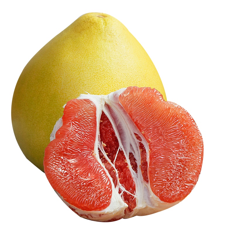 [五个农民]福建平和琯溪红心柚5斤装(2个)果园直发红肉蜜柚当季新鲜水果