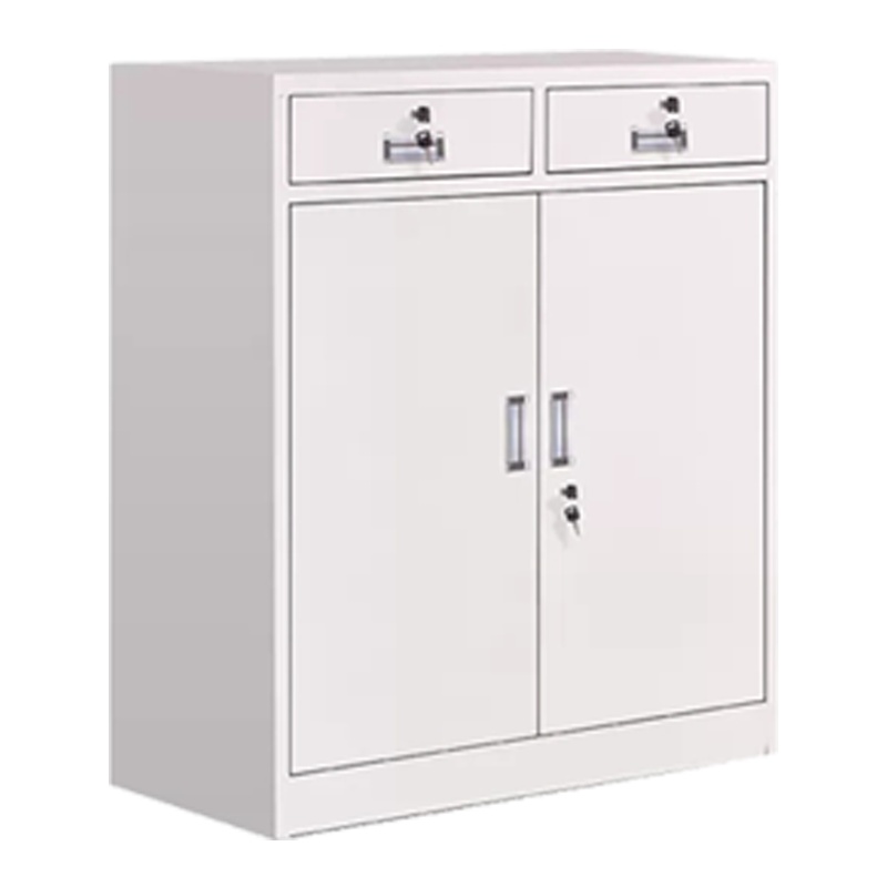 匡大 文件柜钢制储物柜铁皮文件柜 中二斗矮柜 KDT243