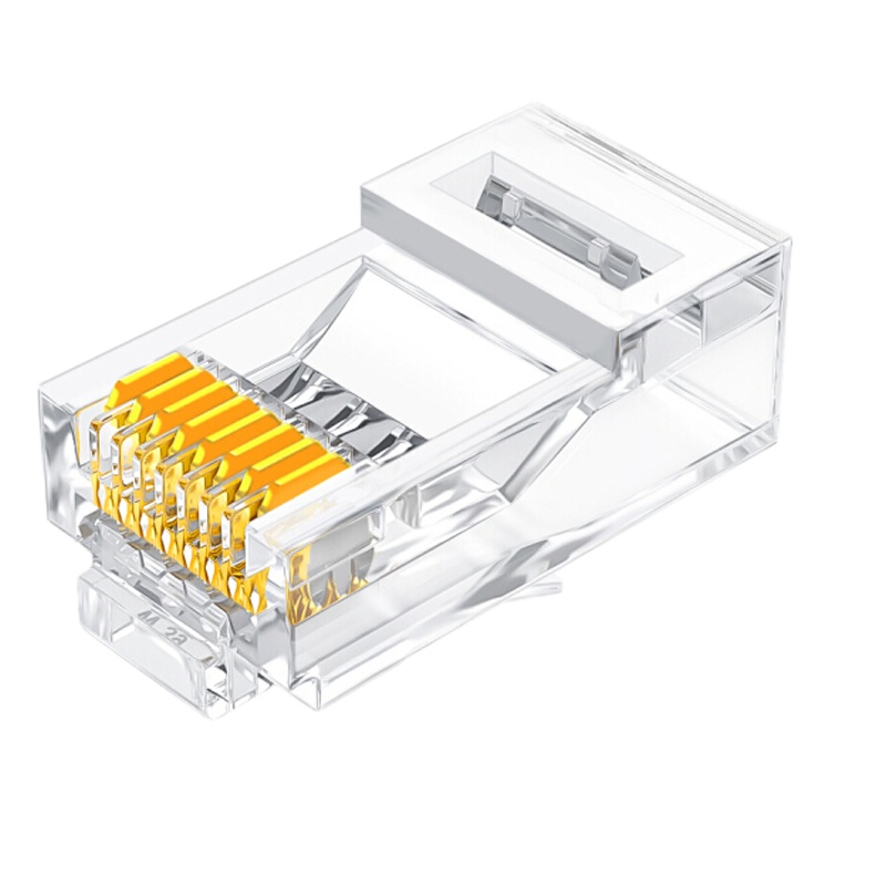 OL 六类网络水晶头 6类RJ45网络水晶头 8P8C电脑网线接头 Cat6水晶头 30个SJ-6030