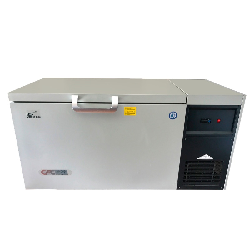 捷盛(JS)DW-86W300 零下-80度300升卧式大型超低温冷柜实验低温冰箱汽车零件钢材轴承铜套工业试验干冰低温箱