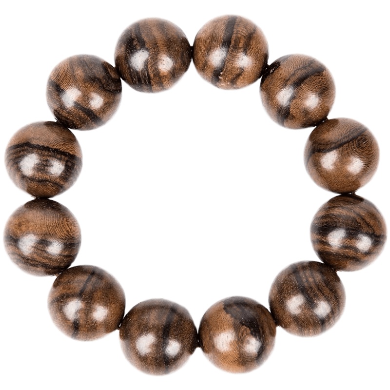 梵心阁 普萨棋沉香手串 文玩老料手串沉水级