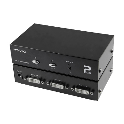 迈拓维矩MT-DV201 dvi切换器2进1出2口显示器视频电脑二进一出切屏器