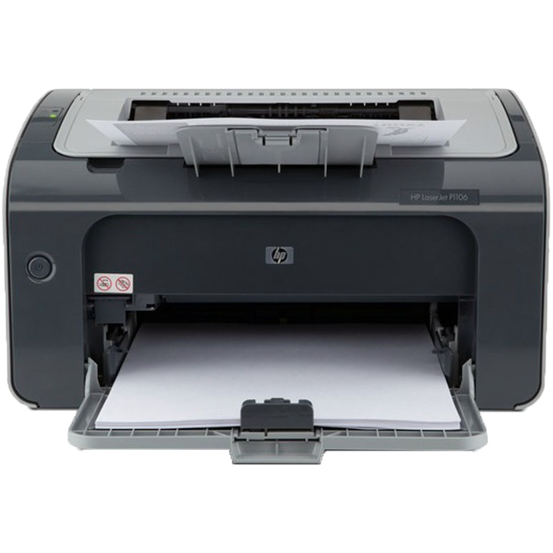 惠普(HP) P1106黑白激光打印机 A4幅面打印 USB打印 小型商用打印
