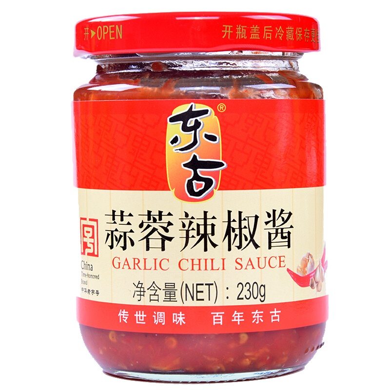 东古蒜蓉辣椒酱230g 鲜香美味