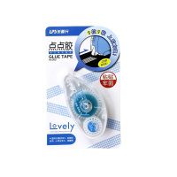 乐普升(LPS) 202点点双面胶6个 10米/个8mm宽 双面胶带 两面胶 双面胶带 卷轴式双面胶带