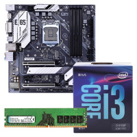 七彩虹 CVN B365M GAMING PRO V20+英特尔i3-9100F+金士顿KVR 2400 8G内存