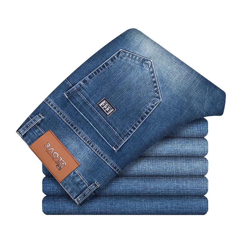 红豆旗下相思鸟（xiangsiniao）修身弹性休闲男士牛仔裤K227V