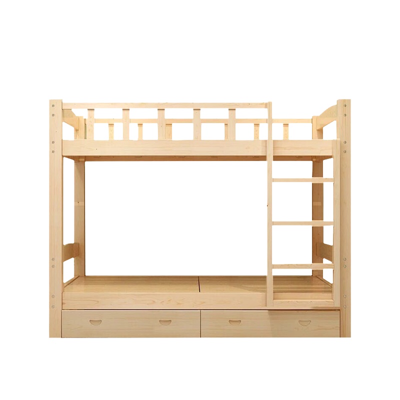 <万保>床 双层床 木质床 上下床 子母床 学生宿舍员工宿舍床铺 无漆环保简约高低床