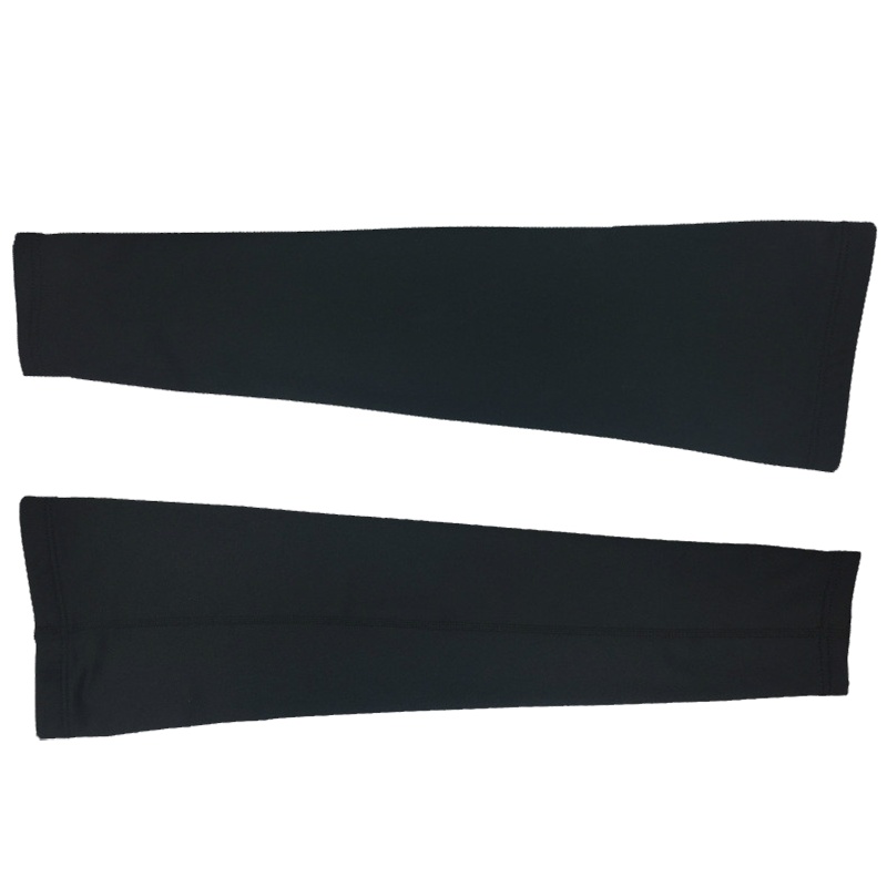 运动护膝盖秋冬加绒保暖护大小腿裤袜户外防风防寒护具 黑色