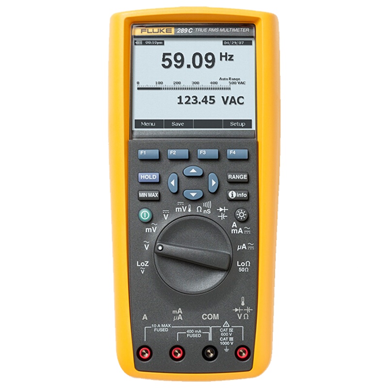 福禄克(FLUKE)F289C 掌上型数字万用表 真有效值工业用记录多用表仪器仪表