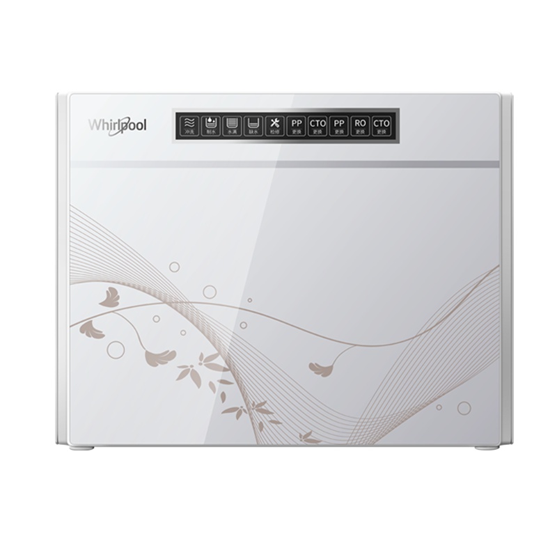 Whirlpool/惠而浦反渗透净水机R100C87净水器 厨下式 进口反渗透膜 1:1纯废水比 一体式集成水路