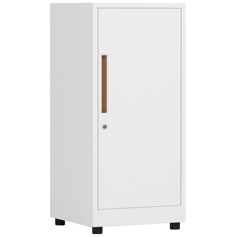 鑫金虎 文件柜矮柜办公柜铁皮柜抽屉矮柜带锁阳台储物柜单门小柜子