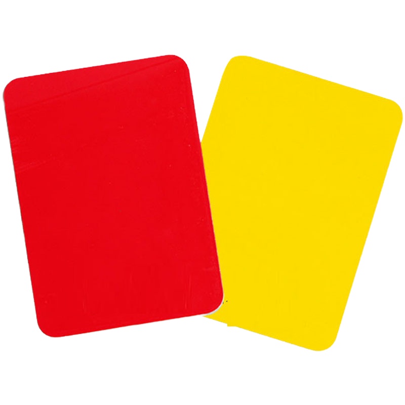 足球比赛 红黄牌