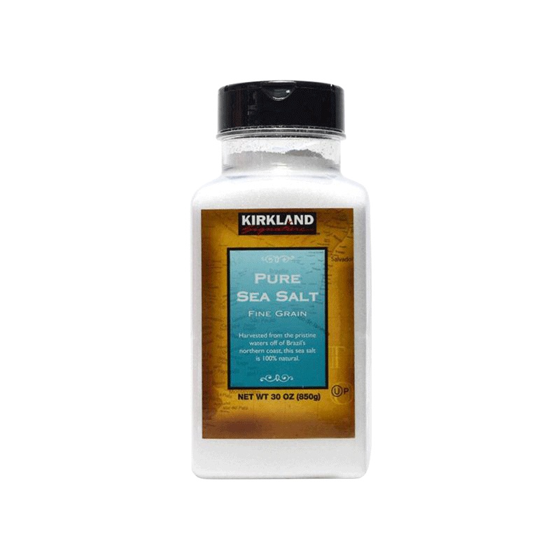[临期清仓]柯克兰(Kirkland) 天然纯海盐 850g/瓶 科克兰 柯可蓝 厨房调味 进口食品 进口坚果 日本进口