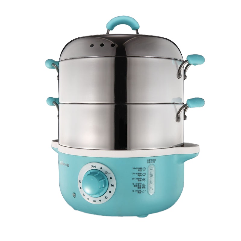 小熊(bear) DZG-240GA 电蒸锅 多功能家用电火锅电煮锅电热锅 单台装