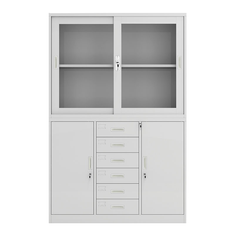 卡里鳄中6斗大金属柜钢制柜储物柜文件柜资料柜KLE—CG79办公室钢制带锁柜子