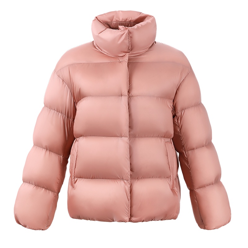 高梵羽绒面包服女2020年新款女轻薄羽绒服短款立领冬季白鸭绒外套