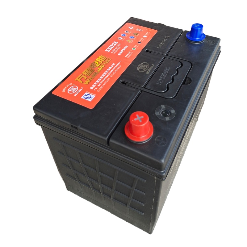 万里WANLI免维护系列蓄电池6-QW-60(500)12v60Ah (55D26)