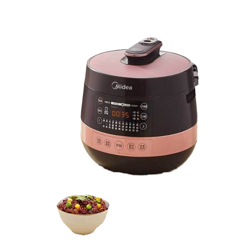 美的(Midea)电压力锅 YL50E309 双胆5升家用大容量智能高压锅5-6人