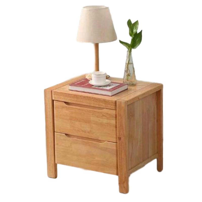 逐鹿中原简约现代卧室床头柜HY-504家用边柜原木橡木色储物柜