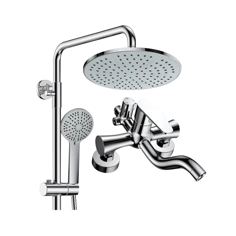 雅沦淋浴花洒套装家用精铜淋浴喷头挂墙式手持式多功能大顶喷花洒