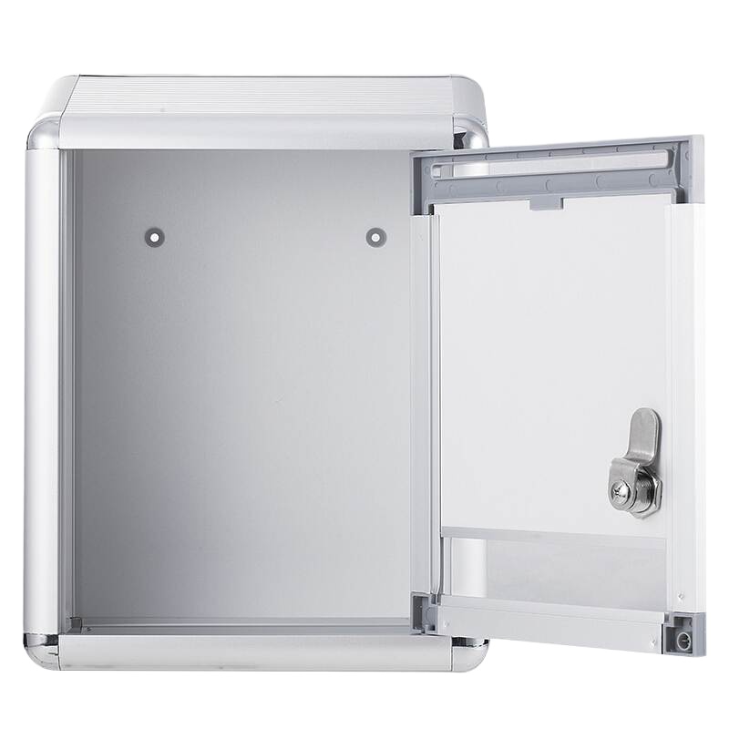 得力50804意见箱(银)壁挂式 门口放钥匙柜 汽车钥匙箱 收纳盒