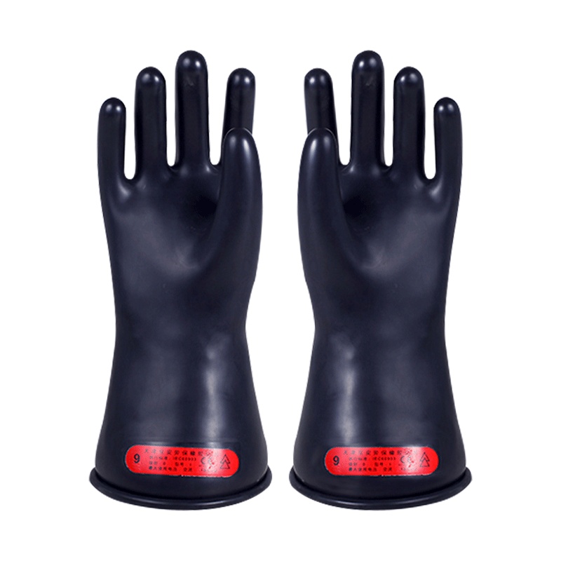 双安 5KV绝缘手套乳胶 1000V带电作业用绝缘手套 0级黑色