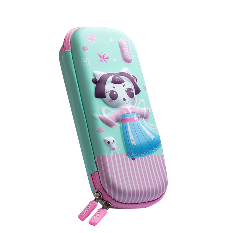 三木(SUNWOOD)笔袋文具盒铅笔盒女小学生可爱女生儿童幼儿园小朋友卡通3d立体布笔盒2021新款流行女孩男生