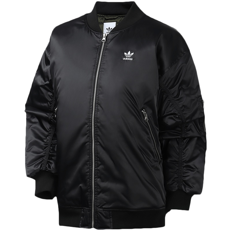 adidas阿迪达斯三叶草女装运动服休闲棉服外套FL0048