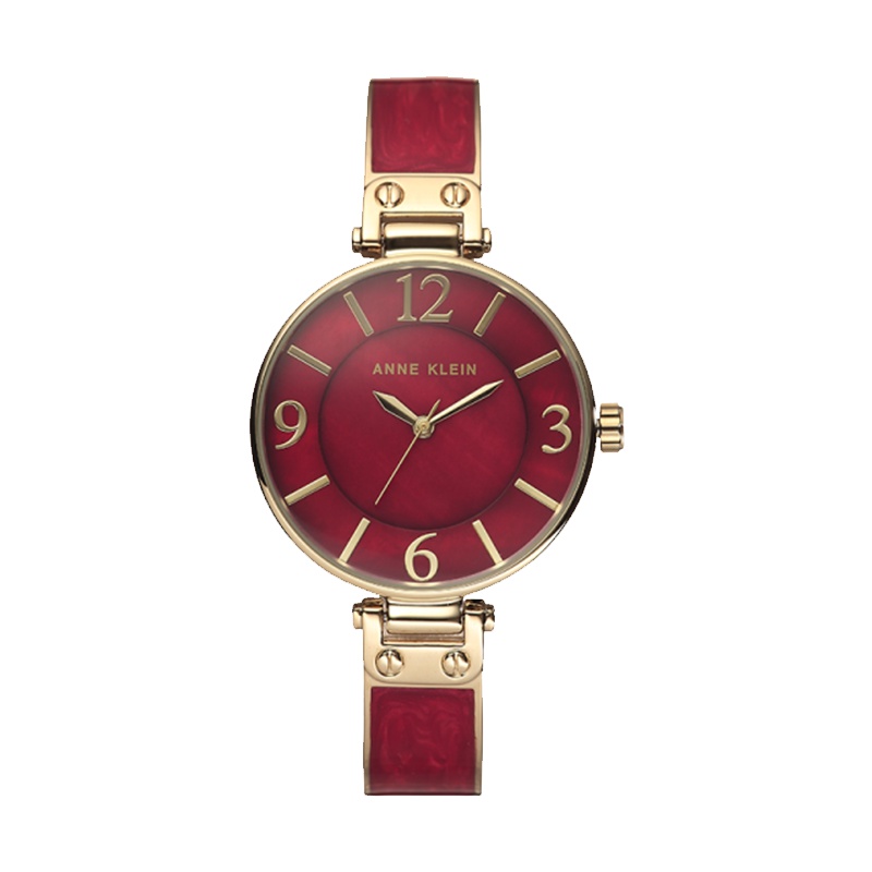 安妮克莱因（ANNE KLEIN）简约经典系列时尚休闲手镯合金表带石英女表AK/V2210BMGB