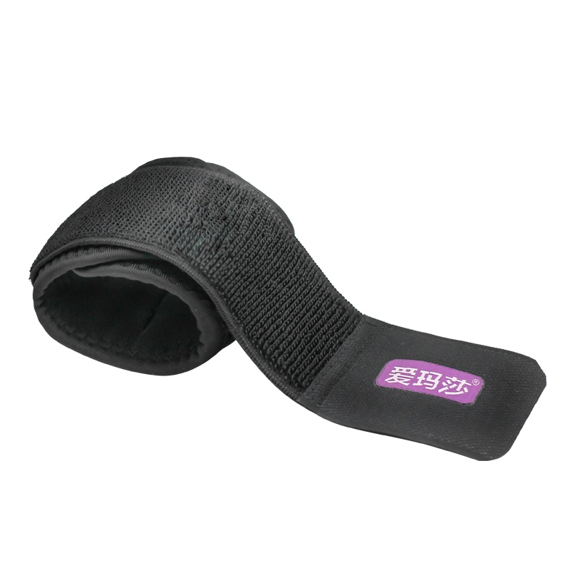 爱玛莎力量举加压护腕绷带绑带运动手腕扭伤助力带健身护腕可调节男女训练举重单只装