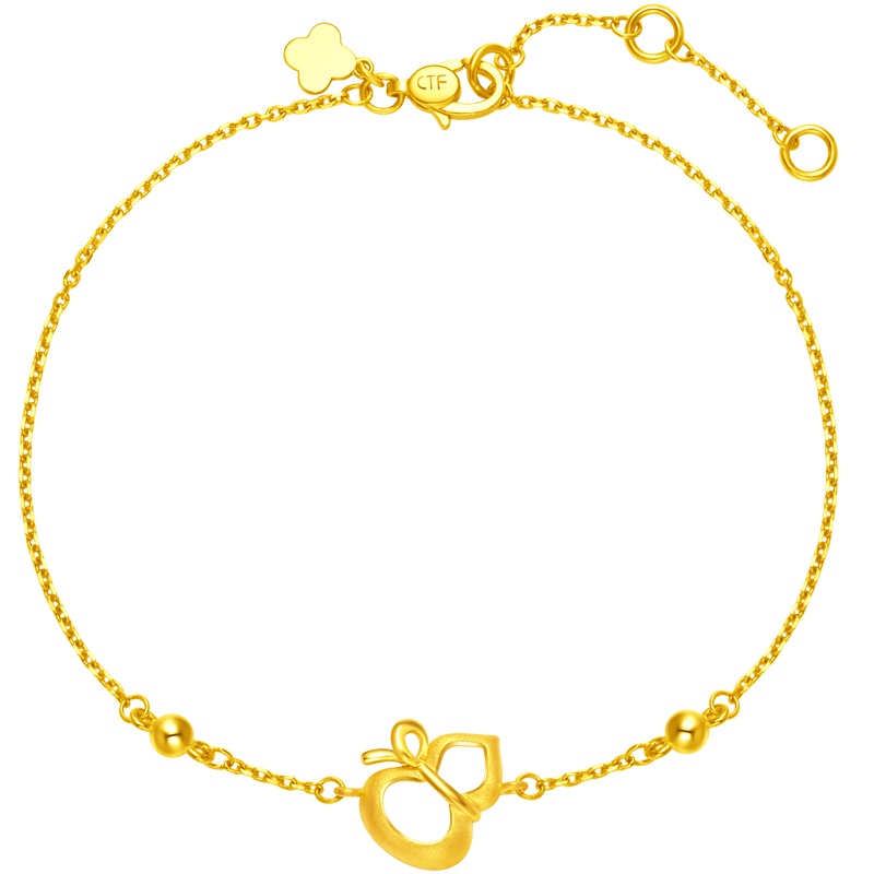 周大福珠宝首饰铸模葫芦足金金手链计价F219898（工费208元）