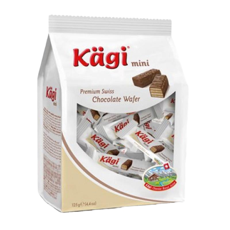 卡奇Kagi 迷你牛奶巧克力威化饼干 125g/袋