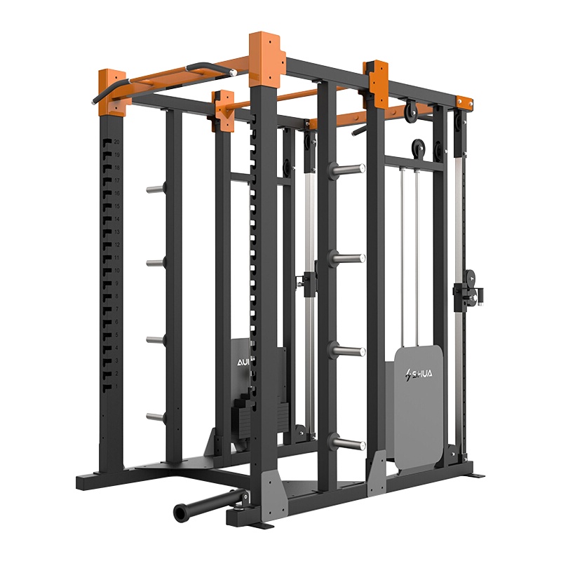 舒华综合框架式训练器史密斯机深蹲卧推龙门架家用器材8903