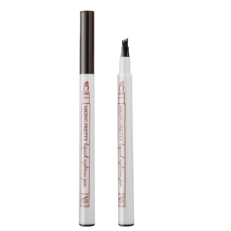 根根分明野生3d仿真原生眉四分叉液体眉笔女不脱色持久防水正品细