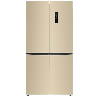 康佳(KONKA)BCD-406WD5EBX 电脑温控 纤薄机身 静音节能 对开门冰箱 (金色)