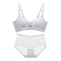 都市丽人性感迷人蕾丝深V聚拢上托女士胸罩内衣文胸套装1B9704