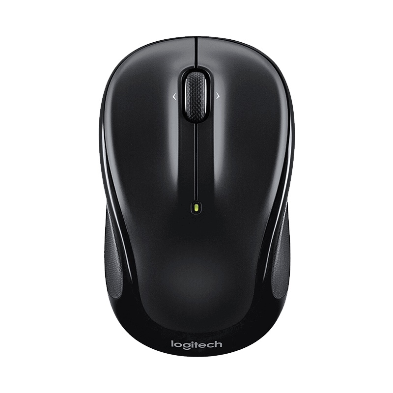 罗技(Logitech) M325无线鼠标办公鼠标对称鼠标-黑色