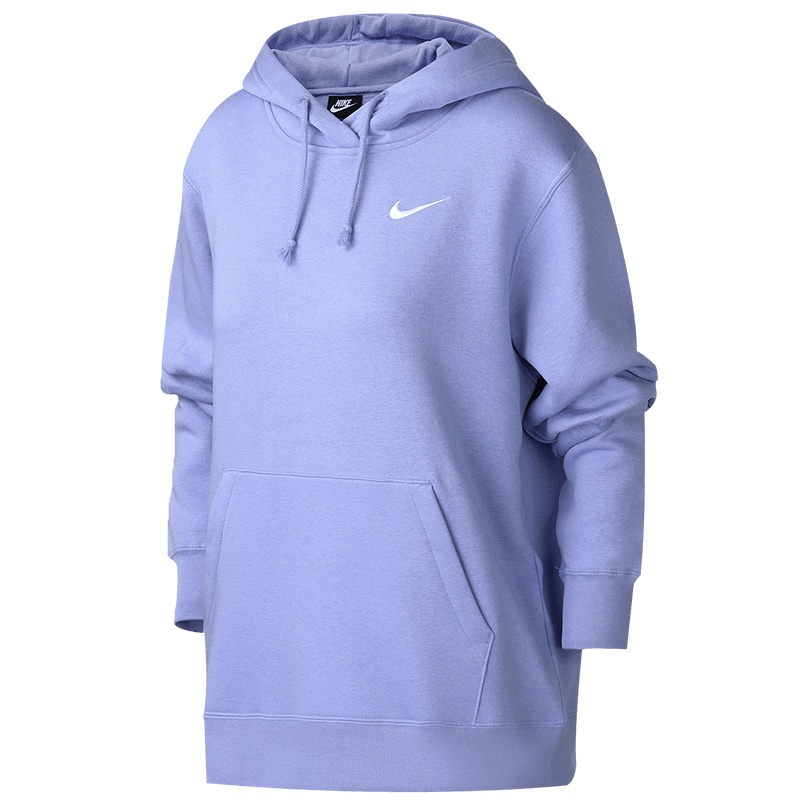 NIKE耐克女装卫衣连帽保暖大口袋套头衫休闲运动服BV4119-569