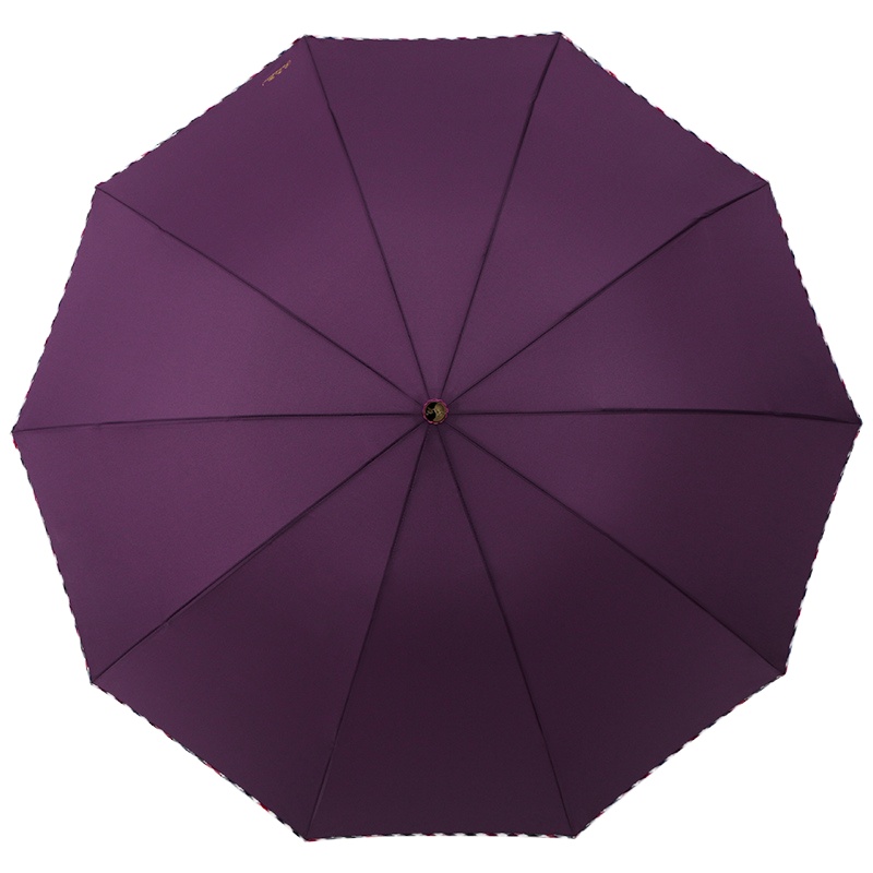 天堂伞晴雨伞创意三折商务伞男女加大纯色太阳伞定制广告伞印LOGO 4号黑色