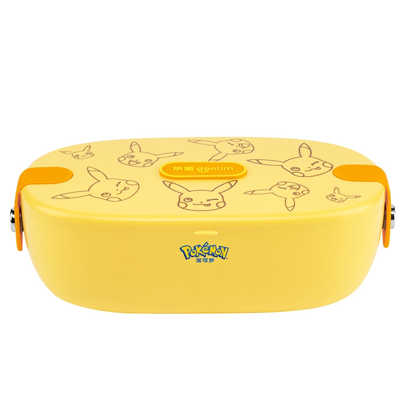 东菱(Donlim)电热饭盒DL-1166 皮卡丘黄色款午餐加热便当盒电热饭盒保温自热插电上班族热饭神器网红便携无需注水