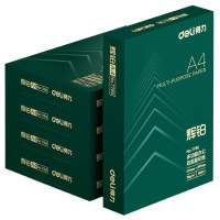 得力辉铂 70g A4 复印纸 中档升级款打印纸 500张/包 10包1箱(整箱5000张)