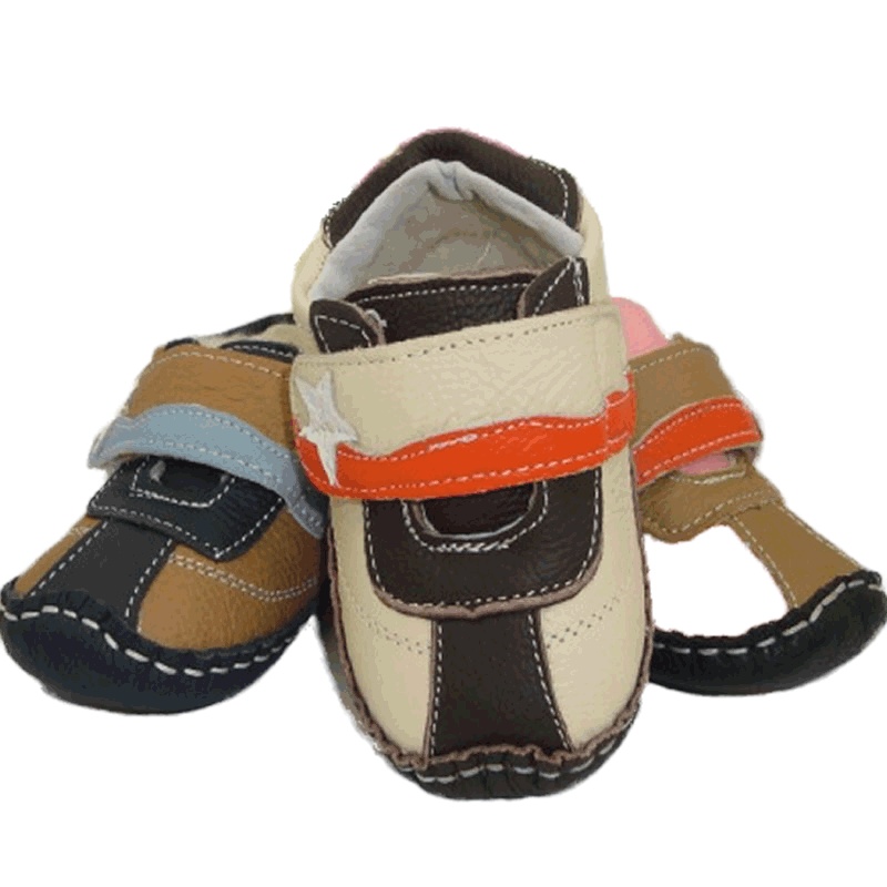 [爱儿宝]冬季真皮牛皮男孩子女孩子男宝宝女宝宝棉鞋0-1-3岁加绒学步鞋保暖婴儿雪地靴软底棉鞋牛筋底皮鞋