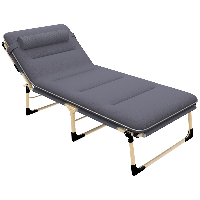 三圣 办公家具折叠床 躺椅 单人床 午休椅办公室午睡午休床 陪床 加宽至68厘米 含棉垫 新疆 西藏 青海 不发货