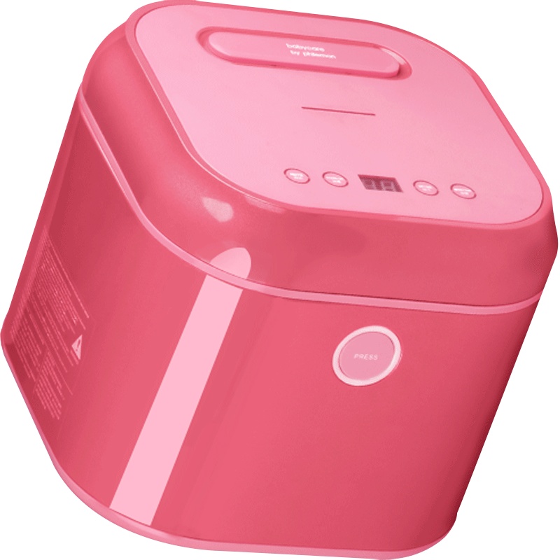 babycare紫外线奶瓶消毒器带烘干 多功能婴儿奶瓶不锈钢消毒锅柜 经典款-魔力桃红8800D