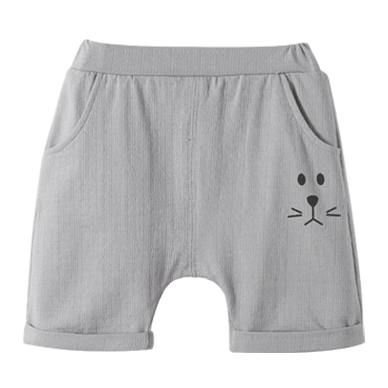 南极人儿童短裤夏季薄款1-6岁儿童通用12-18月棉质五分休闲短裤时尚百搭裤子73cm-120cm