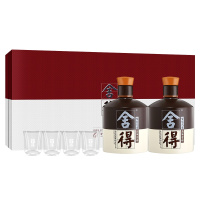沱牌舍得 舍得酒 52度 浓香型白酒礼盒 品味舍得礼盒 600ml*2