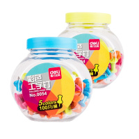 得力/deli 彩色工字钉 0054 100只/桶